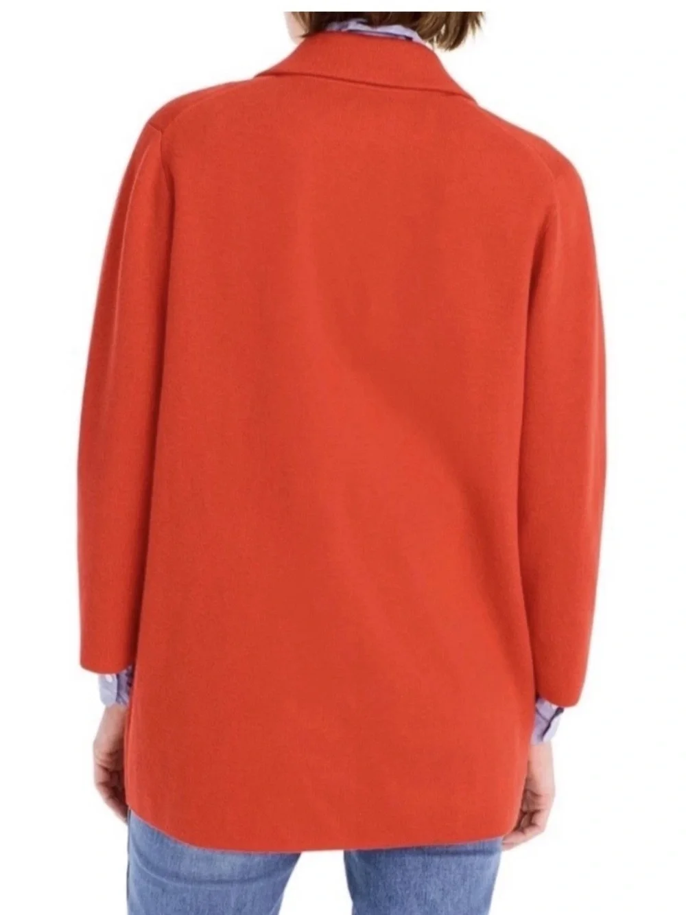 J.Crew 365 Red Sophie Open Blazer Cardigan Jacket Merino Blend - Picture 6 of 12